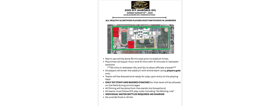 2025 SYF Jamboree